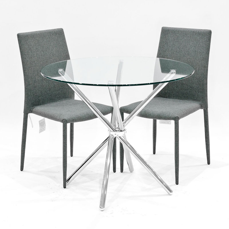Ciarletto 2 - Person Dining Set, Grey