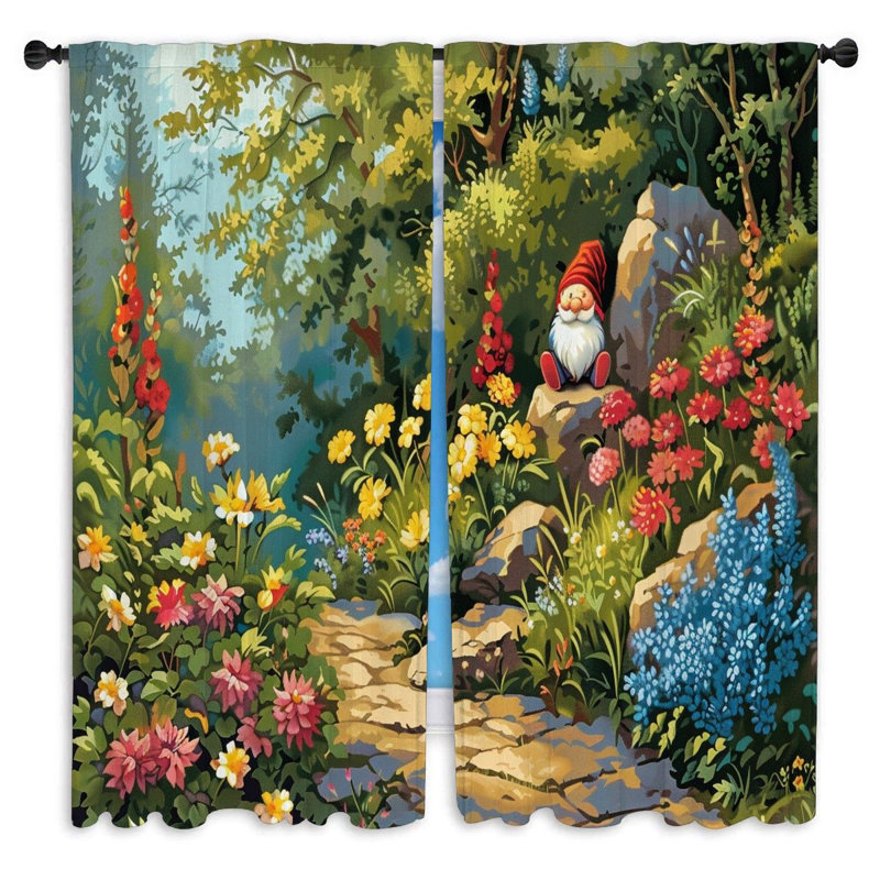 Taddeo Room Darkening Curtain Pair, 40" W x 52" L