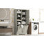 Armoire de rangement de salle de bain avec portes et tiroirs-25825036