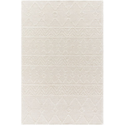 Kayson Moroccan Flatweave Area Rug in Cream