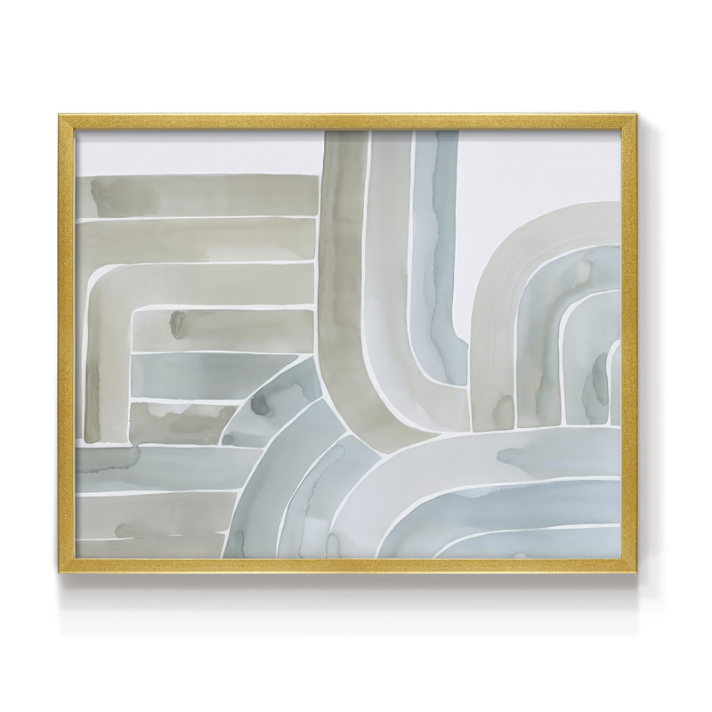 Estuaries II -Framed Print - Restickable