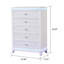 Commode Marylynne en blanc laiteux