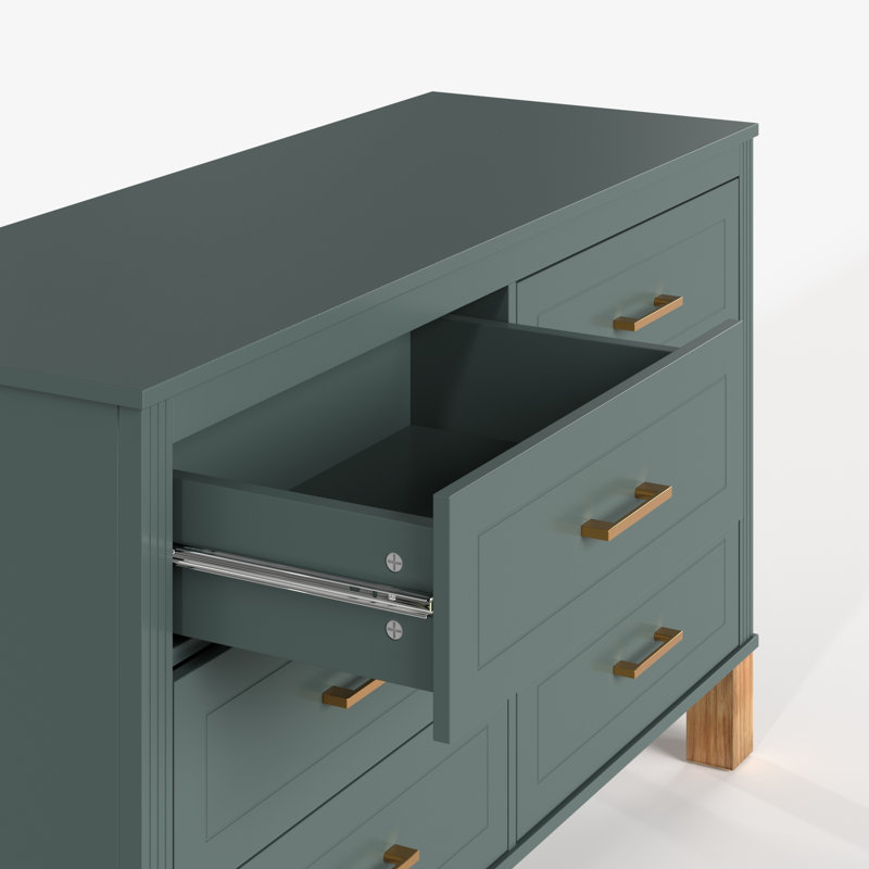 Commode double 6 tiroirs, Blue