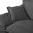 Chenille Sailboat Modular Sofa With Curved Armrests