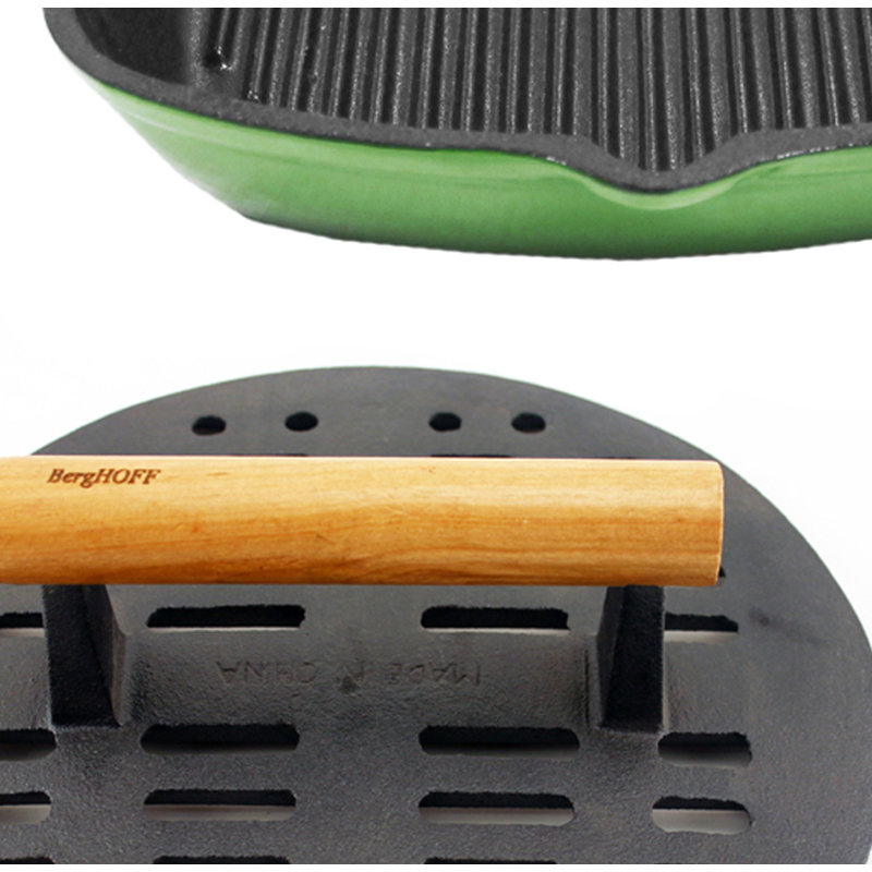 BergHOFF Neo Cast Iron 3 Piece Grill Pan Set