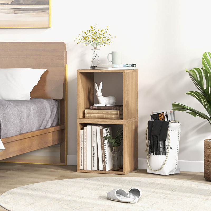 30.5''H X 15''W Elandra Bookcase, Brown