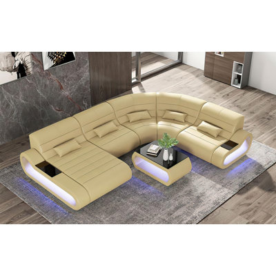 Canapé modulaire rembourré 5 pièces Ravshan