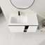 Meuble-lavabo simple 39 po avec plateau en céramique Idora