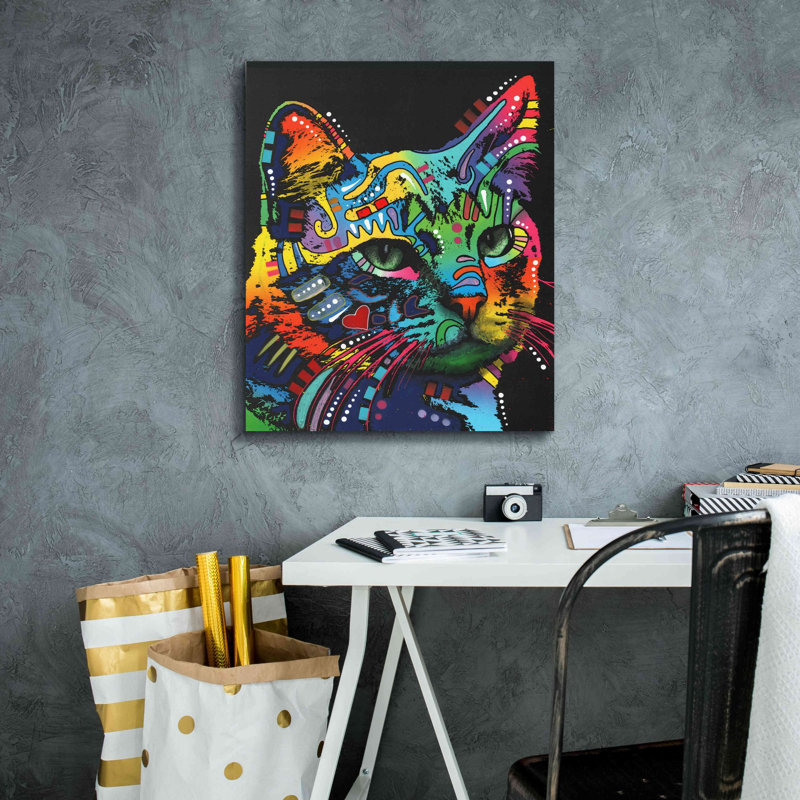 «Debate» par Dean Russo, art mural sur toile, H 24 po x l 20 po x P 0,75 po