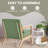 Accent Chair with Pillow Upholstered Mid-Century Chair Living Room Chair for Small Space Solid Wood Frame Reading Chair with Soft and Thick Cushion Armchair for Bedroom Balcony Green-1409214012-1400361002