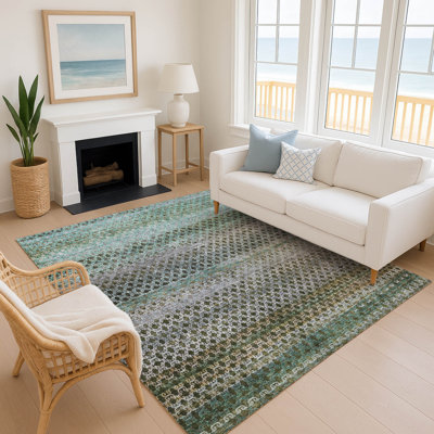 Premium Machine Washable Mayfield AMF2158 abstract Rug
