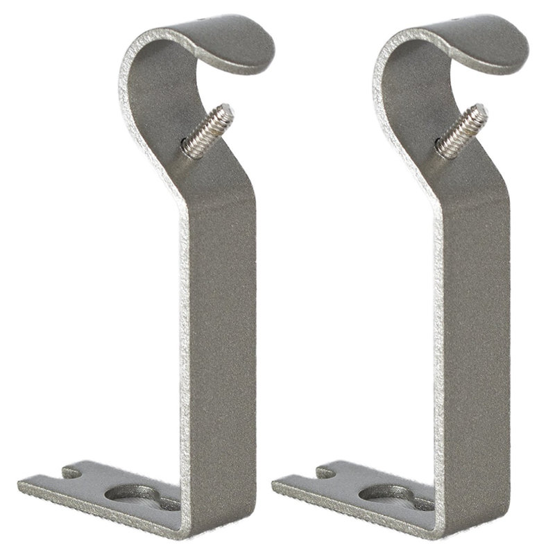 Perna Mounting Bracket, 3" H x 3" W x 1" D, Pewter