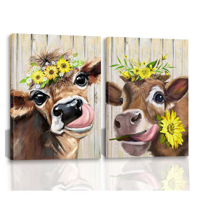 2 Piece Wrapped Canvas Wall Art