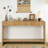 3-Drawer Console Table with Vertical Slats-1943750547