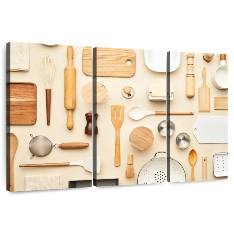 Ustensiles de cuisine en bois Senne, H 42 po x l 65 po