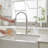 Pull Down Single Handle Kitchen Faucet with Accessories-70472617