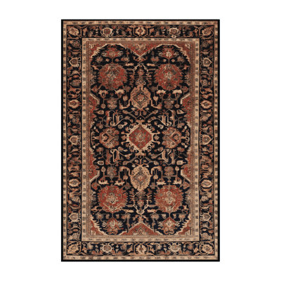 Tapis brun lavable à la machine
