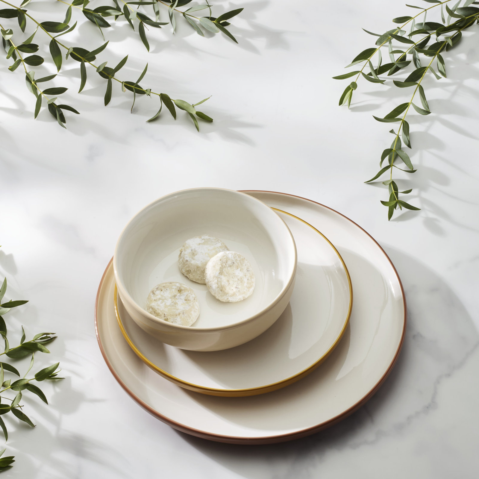 Porcelain Dinnerware Set, Orange