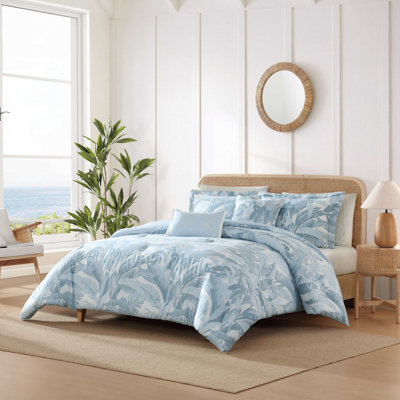 Tommy Bahama Palm Serenity Cotton 5 Piece Comforter Set