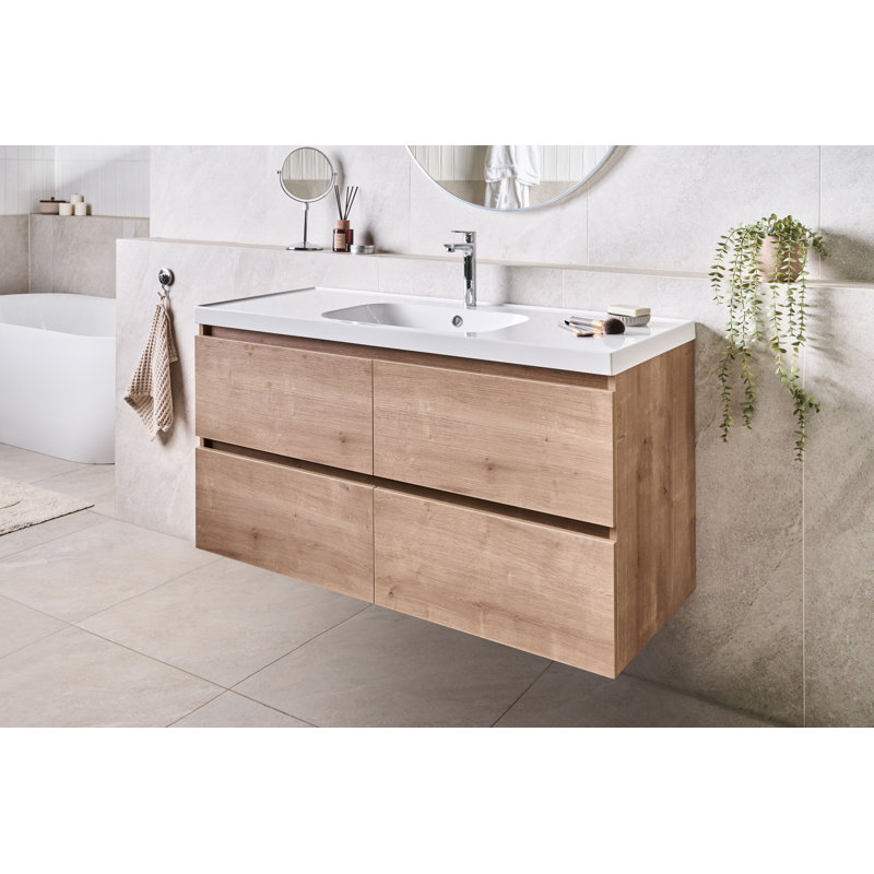 Single Bathroom Vanity with Basin, 120 cm