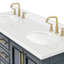 Meuble-lavabo double avec plateau Abshire 61-93359466