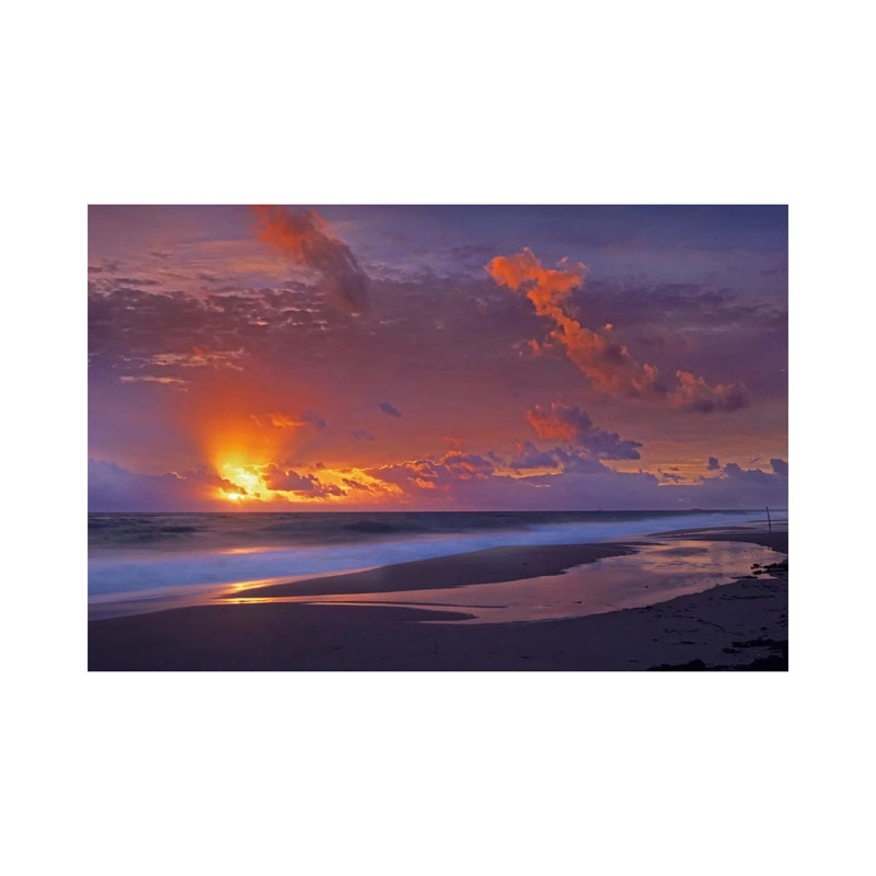 Mcarthur Beach At Sunrise, Florida by Tim Fitzharris - Wrapped Canvas Print, 30.48 cm H x 45.72 cm W