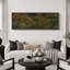 «Moody Rolling Hills Woodland», art du salon, impression sur toile encadrée, 3 pièces -132935430-132935429