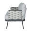 Causeuse et table en acier Mariano-647177786