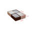 Table basse cubique avec rangement, 4 tiroirs