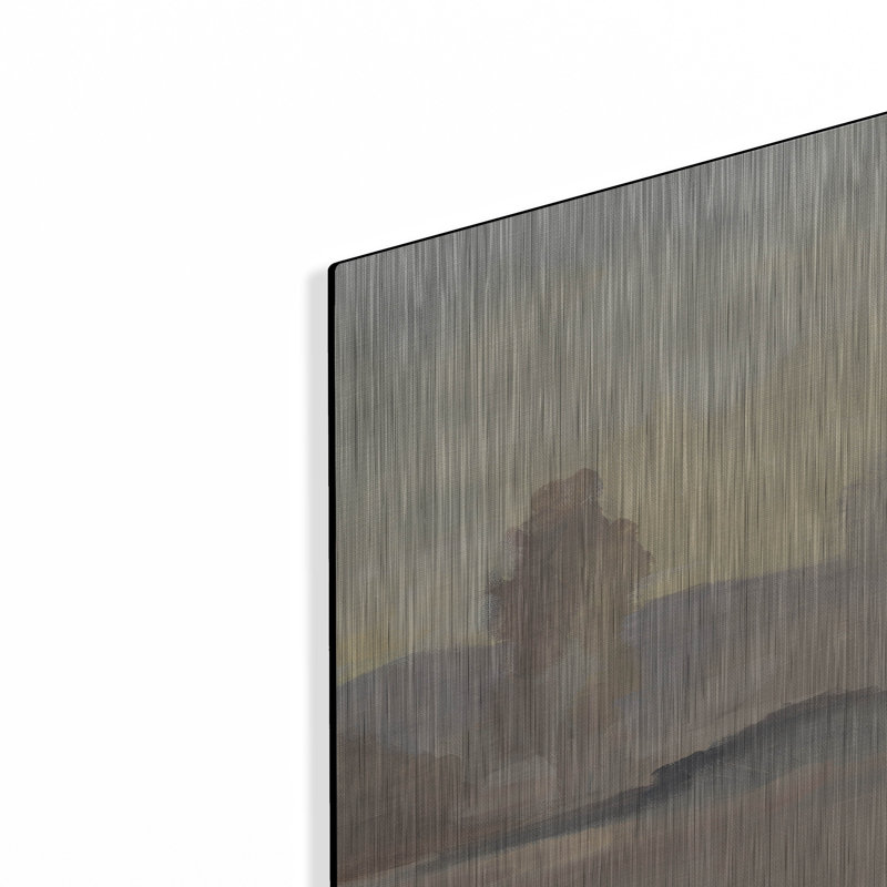 Art mural luxueux «Monochromatique Farm View 4» par Silvia Vassileva, 12 po x 16 po