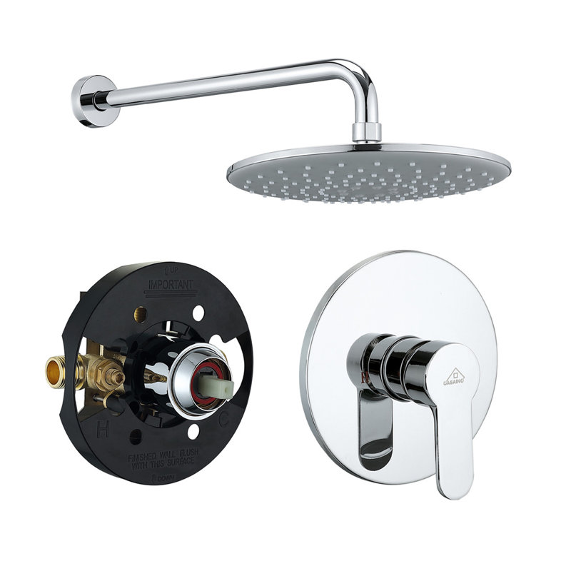 All-In-One Kit with Rough in-Valve, Chrome