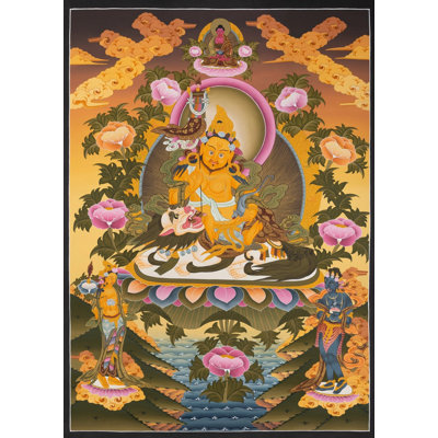 Namtose Buddha Thangka (Brocadeless Thangka)