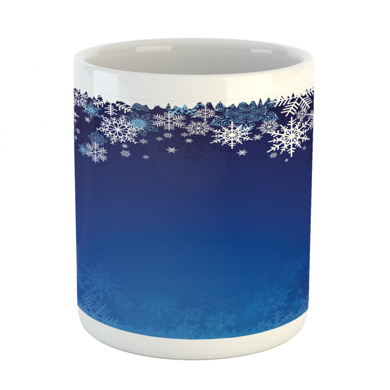 Grande tasse à café flocons