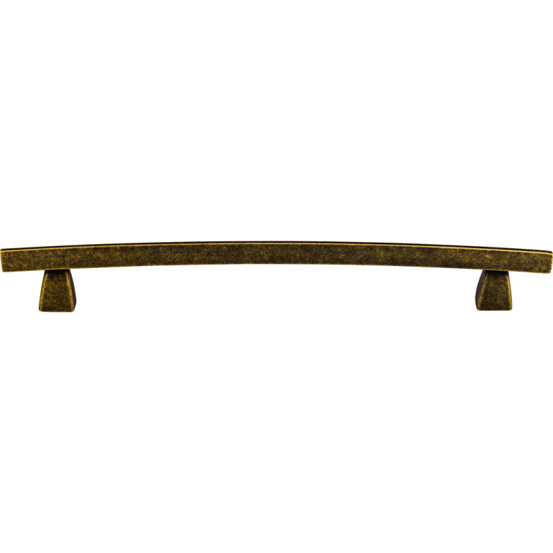 Arched Bar Pull, German Bronze, 8" Center to Center