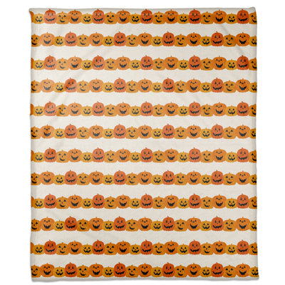 Pumpkin Pattern Throw