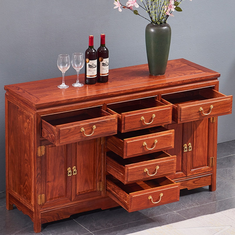 Buffet haut de gamme rétro, H 31,5 po x l 69,29 po x P 16,54 po