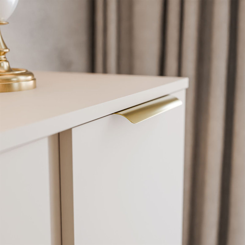 138 Sideboard, cashmere/ gold