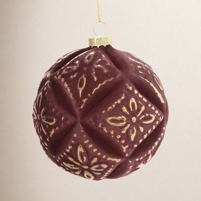 Embossed Ornament 4"
