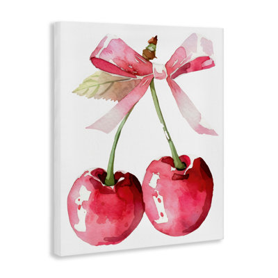 Cerises avec toile chic, design par Creative Studio