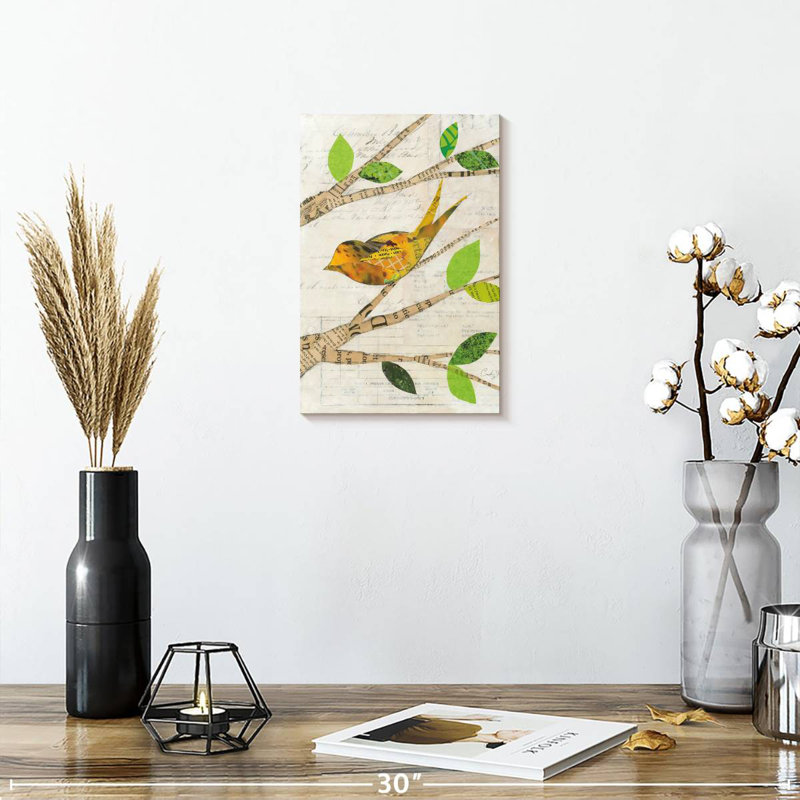 Birds In Spring II, 12" H x 8" W