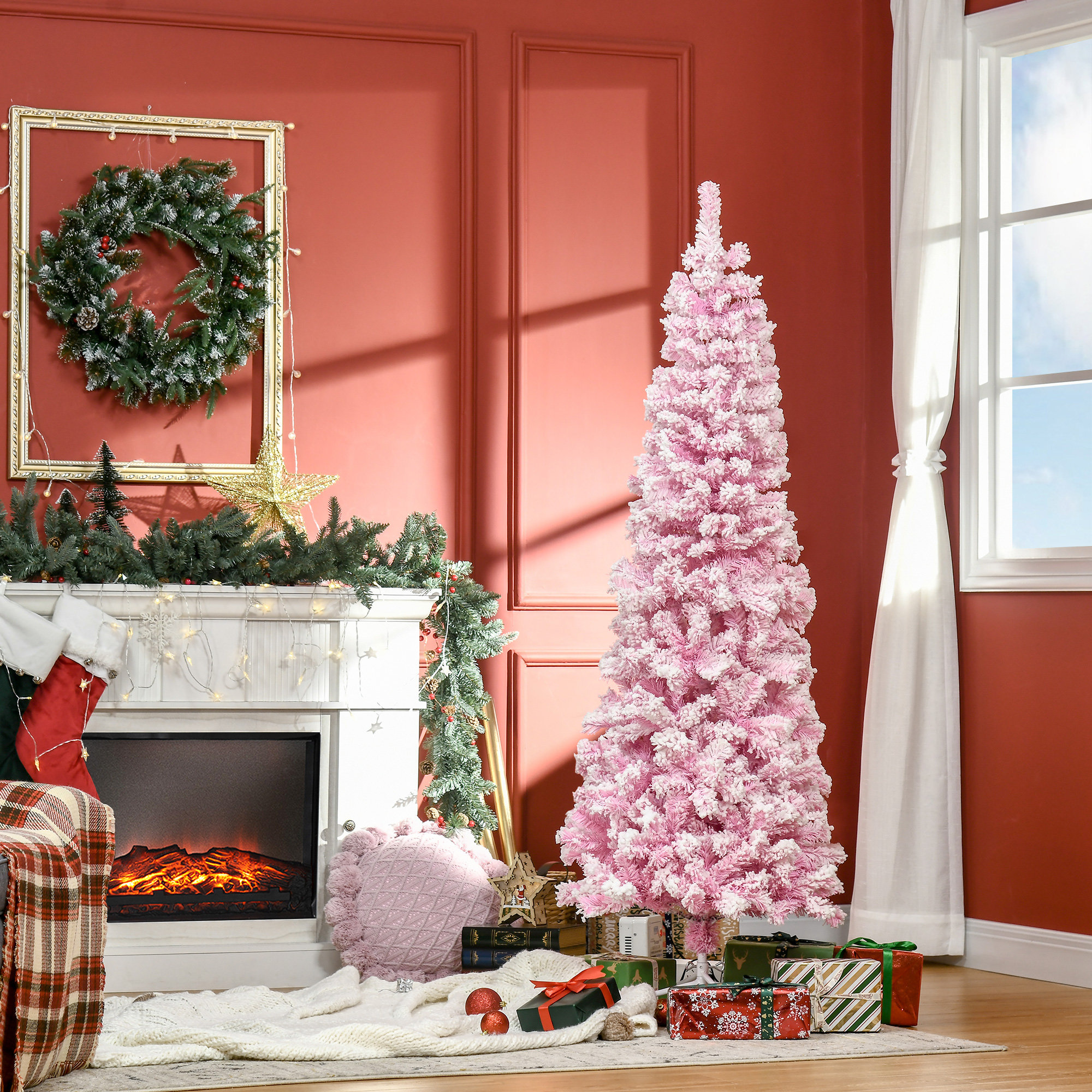 The Holiday Aisle® Easy SetUp 72'' Pine Christmas Tree & Reviews Wayfair