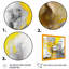 Moutarde jaune et gris vif I - décoration murale abstraite-241480825-206193270-241480826