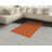 Orange High Density Long Fiber Poly Threads Decorative Area Rug Carpet-42031381