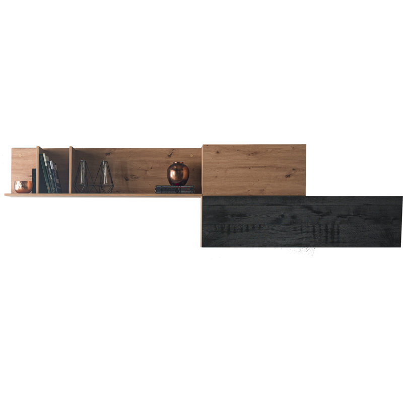 Vitruvia 2 Piece Floating Shelf with Reclaimed Wood