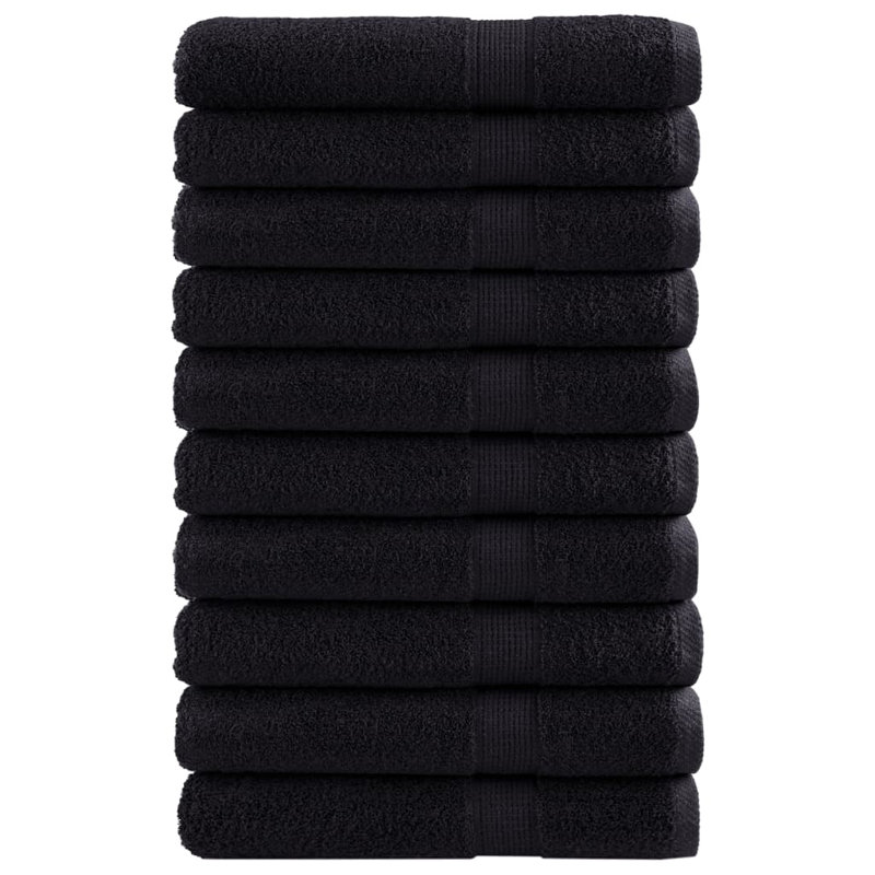 Nelba 100% Cotton Sauna Towel, Black