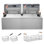 Commercial Deep Fryer, 3000W Electric Turkey Fryer with 3 Removable Baskets, Large Capacity 18Qt / 17L Stainless Steel Countertop Single Oil Fryer, Silver, Designed for Kitchen Restaurant Use