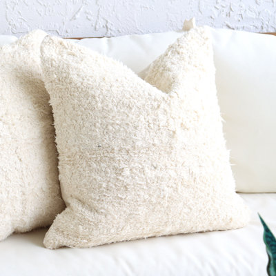 Housse de coussin 100% coton tissé à la main
