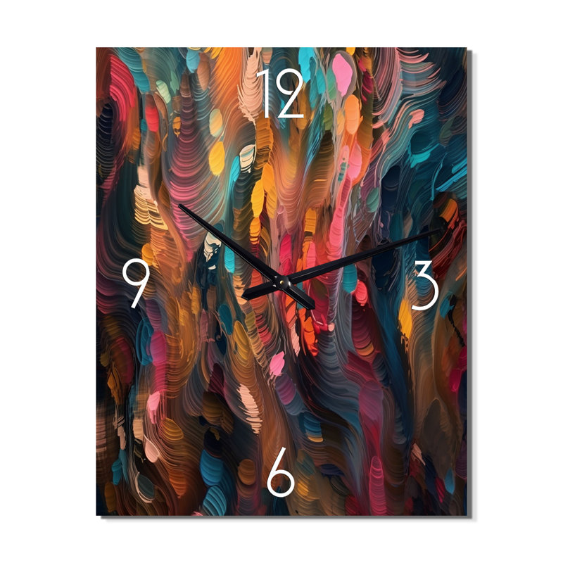Ingun - Horloges murales abstraites, H 40 po x l 30 po x P 1 po