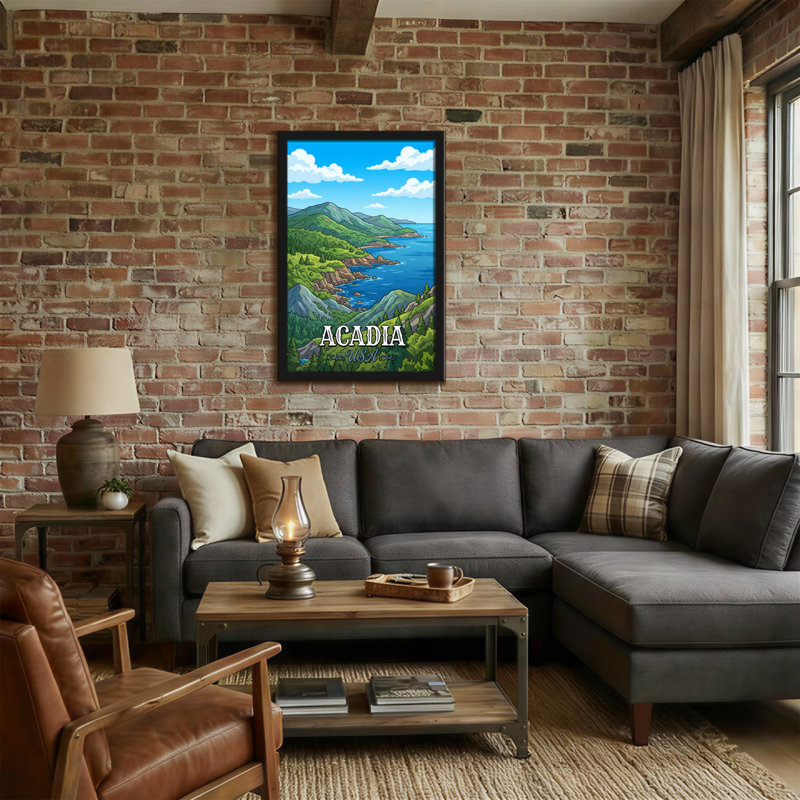 Vue panoramique du parc national Acadia, H 18 po x l 12 po