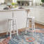 Tabouret de bar / comptoir en bois massif Bernistine-41425135-71099990